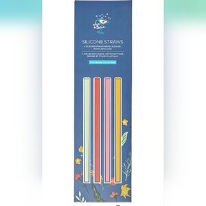 Chic & Tonic Silicone Straws Set Full Bloom Collection